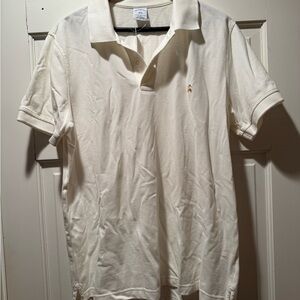 Men's Brooks Brothers White Polo Shirt NWT